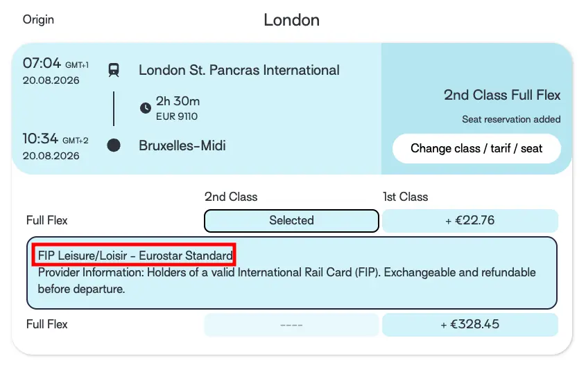 Step 4: Check fare.